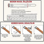 Hakiki Deri Erkek Kemer 4 cm Kot Kumaş Pantolon Spor Kemer