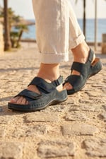 Hakiki Deri Kadın Sandalet