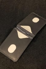 Hakiki Deri Para Klipsli Cüzdan & Kartlık Slim Kartlık (Siyah)
