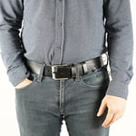 Hakiki Manda Derisi Erkek Kemer 4,5 Cm Kot Pantolon Spor Kemer