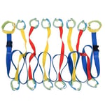 Haktoys 14 Kulplu Çocuk Güvenliği Yürüyüş Halatı | Yumuşak İç Kumaşlı Uzatılabilir ve Ayarlanabilir Kulplar | Güvenli ve Dayanıklı | Kreş, Kreş, Anaokulu ve Okul için Mükemmel