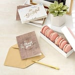 Hallmark Teşekkür kartı çeşitleri, rustik çiçekler (zarflı 48 teşekkür kartı)