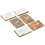 Hallmark Teşekkür kartı çeşitleri, rustik çiçekler (zarflı 48 teşekkür kartı)