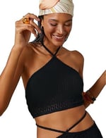 Halter Yaka Bikini Üstü
