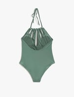 Halter Yaka Mayo Pencere Detaylı