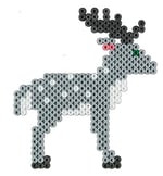 Hama (1, classic) - BEADS LARGE WHITE SQUARE SINGLE PEGBOARD NO. 234