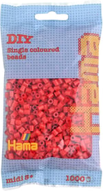 Hama 207-05 - Ütü boncuğu, yakl. 1000 boncuk, kırmızı