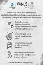 Hamile Külotlu Gümüş Çorap L-1