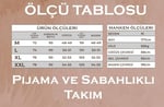 Hamile Pijama Takımı, Düğmeli Dantel Detaylı, Pamuklu, Emzirmeye Uygun, 3'lü Paket-(3430)