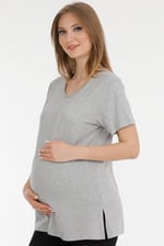 HAMİLE TSHIRT GRİ