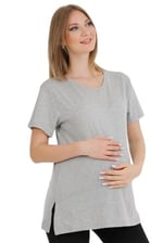 HAMİLE TSHIRT GRİ