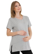 HAMİLE TSHIRT GRİ