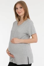 HAMİLE TSHIRT GRİ