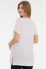 HAMİLE TSHIRT LİLA