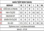 Hamile Vual Payetli Bluz Beyaz