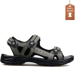 HAMMER JACK 556 1617 HAKİKİ DERİ CONFORT CASUAL GÜNLÜK ANATOMİK SANDALET GRİ 37