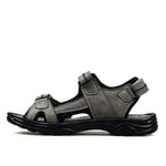HAMMER JACK 556 1617 HAKİKİ DERİ CONFORT CASUAL GÜNLÜK ANATOMİK SANDALET GRİ 37