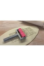 Hamur ve Seramik Şekillendirici Çakıl Desenli