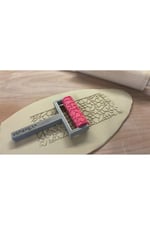 Hamur ve Seramik Şekillendirici Çakıl Desenli