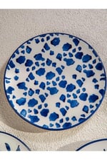 Handmade Trendy All in Blue 6 lı Pasta Seti 19 cm