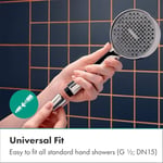 hansgrohe (1.60 m) - Metaflex shower hose 1.60 m, anti-kink and flexible, chrome effect coil wrap 28266000