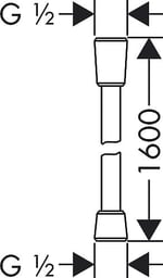 Hansgrohe Isıflex Duş Hortumu 160 cm 28276000