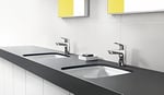 hansgrohe Logis musluk (musluk yüksekliği 100 mm ve çekme çubuklu gider garnitürü) krom