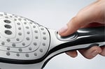 hansgrohe Raindance Select E - Duş Başlığı, 3 Püskürtme Türlü El Duşu (120 x 120 mm), Kireç Önleyici Fonksiyonlu Duş Başlığı, Krom, 26520000