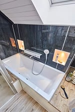 hansgrohe Raindance Select E - Duş Başlığı, 3 Püskürtme Türlü El Duşu (120 x 120 mm), Kireç Önleyici Fonksiyonlu Duş Başlığı, Krom, 26520000
