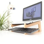 Hanwood Ahşap Laptop Standı - Laptop Yükseltici - 15