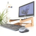 Hanwood Ahşap Laptop Standı - Laptop Yükseltici - 15