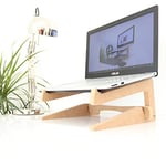Hanwood Ahşap Laptop Standı - Laptop Yükseltici - 15