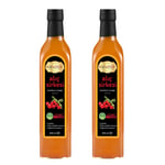 Hanzade Bitkisel Alıç Sirkesi 500 ML x 2 Adet Doğal Fermantasyon İçilebilir Katkısız Cam Şişe