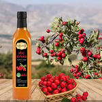 Hanzade Bitkisel Alıç Sirkesi 500 ML x 3 Adet Doğal Fermantasyon İçilebilir Katkısız Cam Şişe