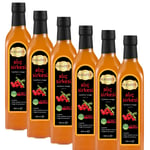 Hanzade Bitkisel Alıç Sirkesi 500 ML x 6 Adet Doğal Fermantasyon İçilebilir Katkısız Cam Şişe