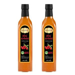 Hanzade Bitkisel Alıç Sirkesi 500 ML x 2 Adet Doğal Fermantasyon İçilebilir Katkısız Cam Şişe