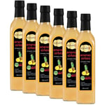 Hanzade Bitkisel Ananas Sirkesi 500 ML x 6 Adet Doğal Fermantasyon İçilebilir Katkısız Cam Şişe