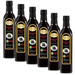 Hanzade Bitkisel Balzamik Sirke 500 ML x 6 Adet Doğal Fermantasyon İçilebilir Katkısız Cam Şişe