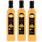 Hanzade Bitkisel Ceviz Sirkesi 500 ML x 3 Adet Doğal Fermantasyon İçilebilir Katkısız Cam Şişe