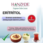 Hanzade Bitkisel Eritritol Doğal Toz Tatlandırıcı 1 Kg Sıfır Kalori Keto Diyet Erythritol