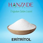 Hanzade Bitkisel Eritritol Doğal Toz Tatlandırıcı 1 Kg Sıfır Kalori Keto Diyet Erythritol