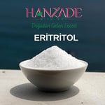 Hanzade Bitkisel Eritritol Doğal Toz Tatlandırıcı 1 Kg Sıfır Kalori Keto Diyet Erythritol