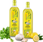 Hanzade Bitkisel Limon Sarımsak Maydanoz Kürü 1 Litre x 2 Adet Cam Şişe