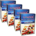 Hanzade Bitkisel Propolisli - C Vitaminli - Kara Mürverli Atom Çayı Kış Çayı 150 Gr x 4 Adet