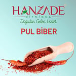Hanzade Bitkisel Pul Biber İnce Orta Acılı 500 Gr - Seçenekler: 1 Kg, 100 Gr, 250 Gr, 500 Gr