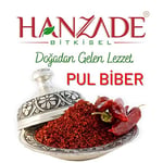 Hanzade Bitkisel Pul Biber İnce Orta Acılı 250 Gr