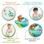 Hape Kurmalı Yüzen Ayıcık Banyo Oyuncak Seti – Bebek ve Çocuk Küvet ve Duş Oyuncağı