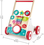 Hape My First Musical Walker Ahşap Walker Müzik Yürüyüşü Etkinlik Kutusu 10 Ay+