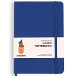 Hardcover Ruled Journal with Thick 100 gsm College Ruled Paper A5 size (8.3 inches x 5.4 inches) - Daily Writing Notebook Journal for Travel, School and Office Use - Diary Journal for Women and Men -