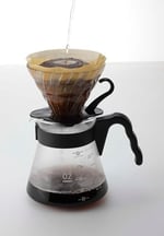 Hario V60 02 Dripper (Siyah Cam)